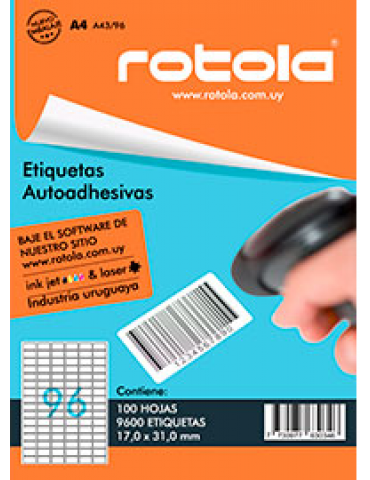 ETIQUETA ROTOLA A41/96 X10